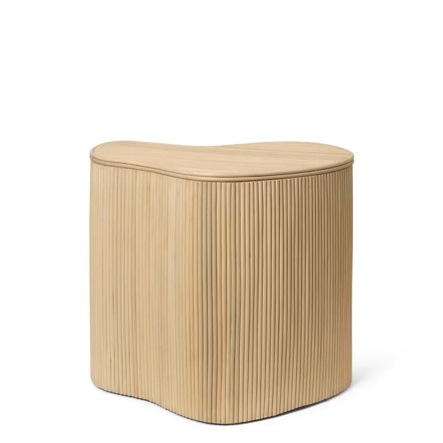 ferm LIVING - Isola Bord med opbevaring, Natur 