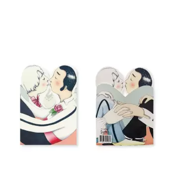Sumo Illustration - Kort Wedding - fold ud kort til bryllup