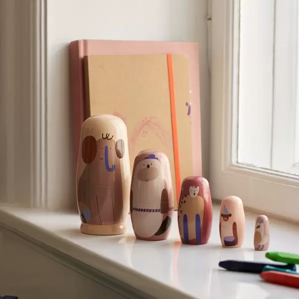 ferm LIVING Kids - Critter Babushka-dukker