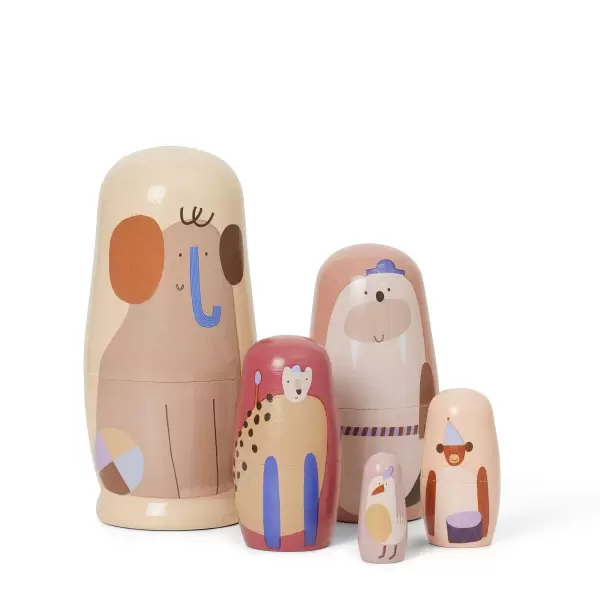 ferm LIVING Kids - Critter Babushka-dukker