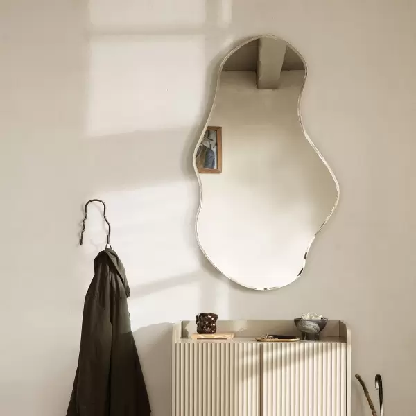 ferm LIVING - Curvature dobbelt knage, sort