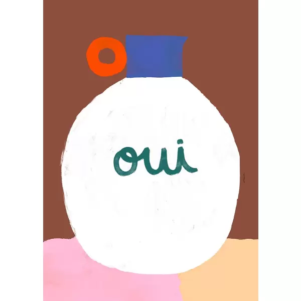 The Poster Club - TPC x Matias Larrain, OUI 30*40