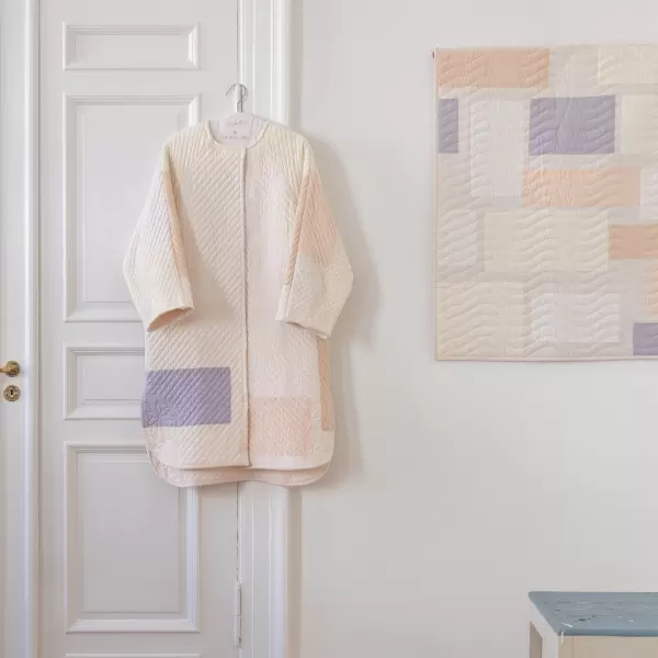 Jou Quilts - Lang Jakke Patchwork, Sorbet