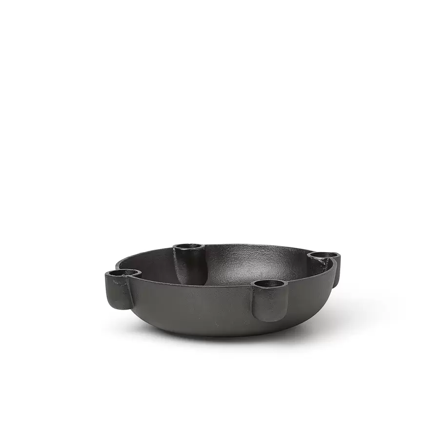 ferm LIVING - Bowl lysestage Sort, Medium