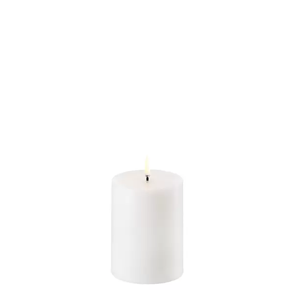 UYUNI - Bloklys LED Smooth, Nordic White 7,8*10