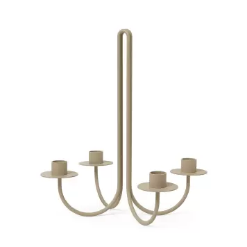 Ferm Living - Kandelaber Sway, Cashmere