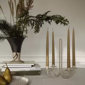 Ferm Living - Kandelaber Sway, Cashmere Ferm Living - Kandelaber Sway, Cashmere