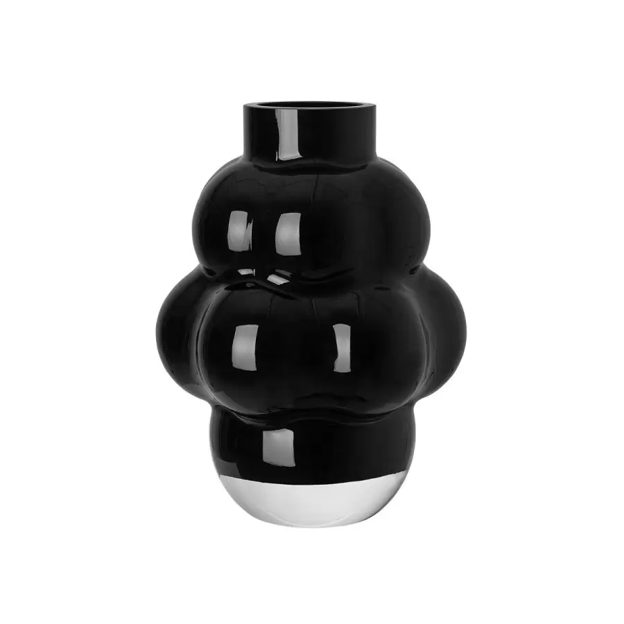 Louise Roe - Glas Balloon Vase #04, Sort