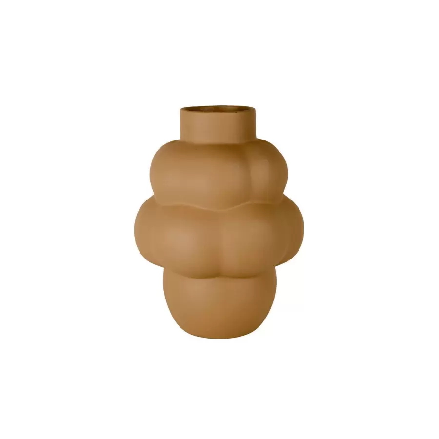 Louise Roe - Ceramic Balloon Vase #04 Petit, Okker