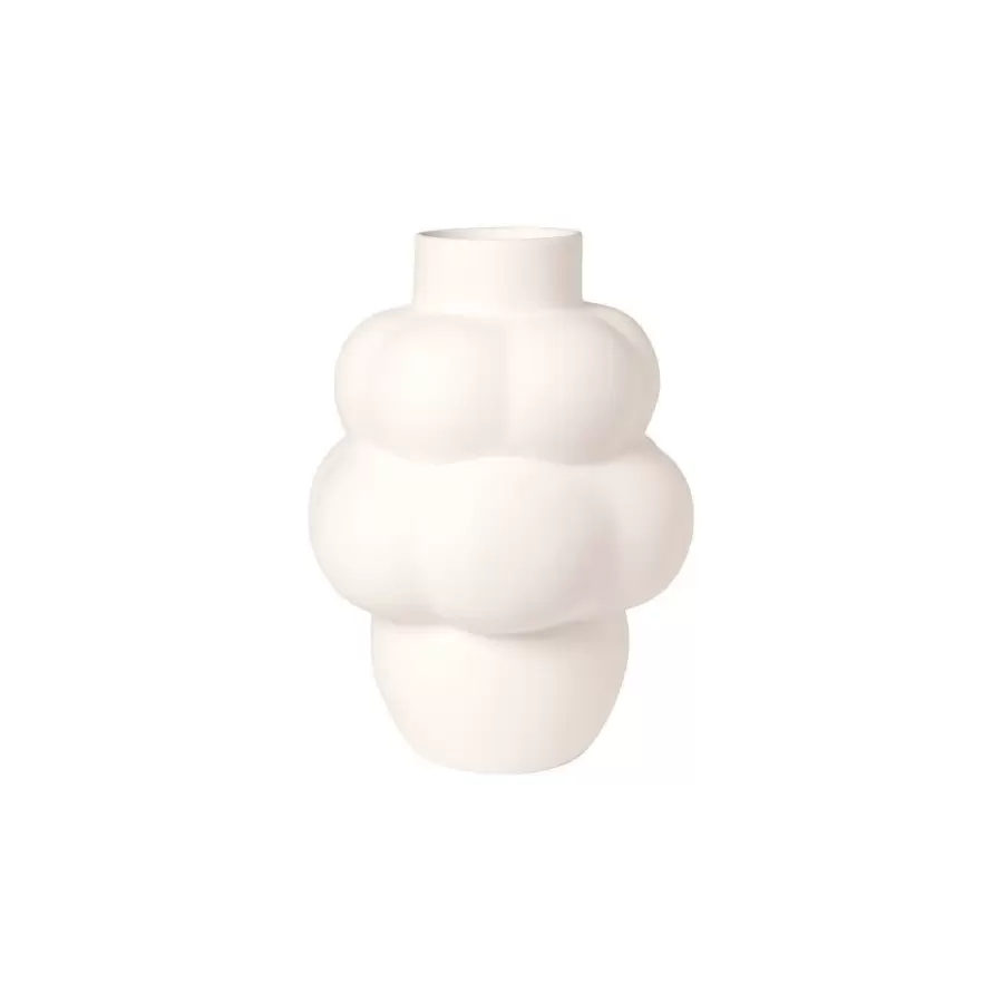 Louise Roe - Ceramic Balloon Vase #04 Petit, Raw White