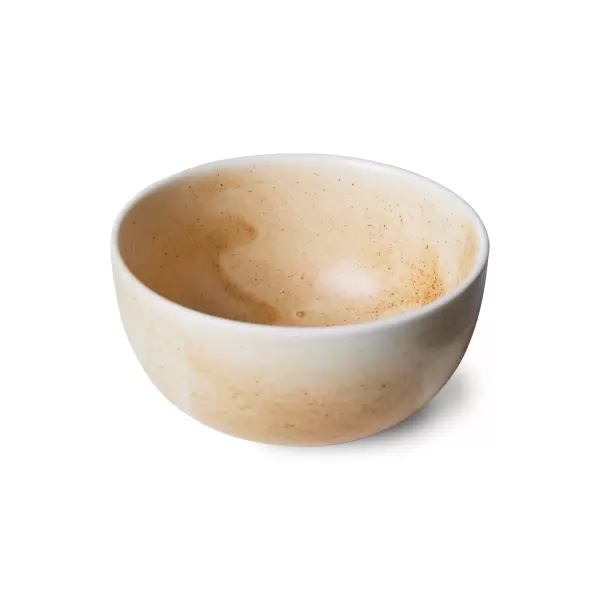 HK living - Chef Ceramics Skål, Rustik Creme/Brun