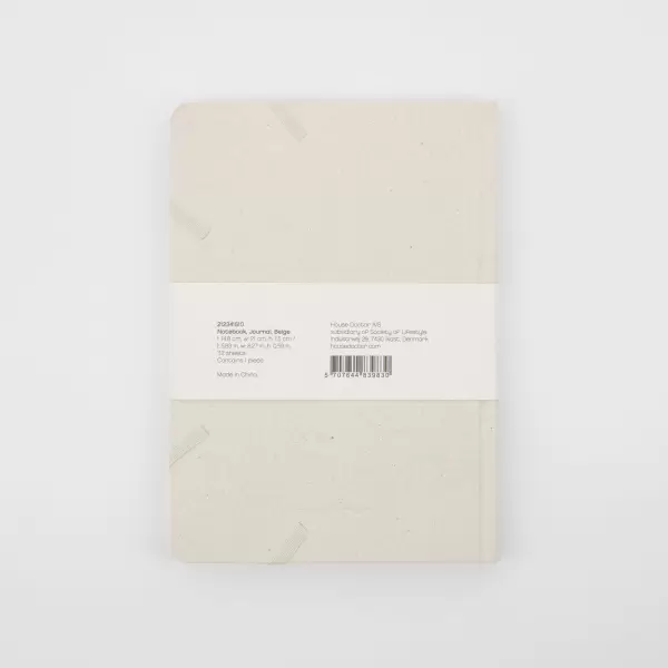 House Doctor - Notesbog Journal A5, Beige