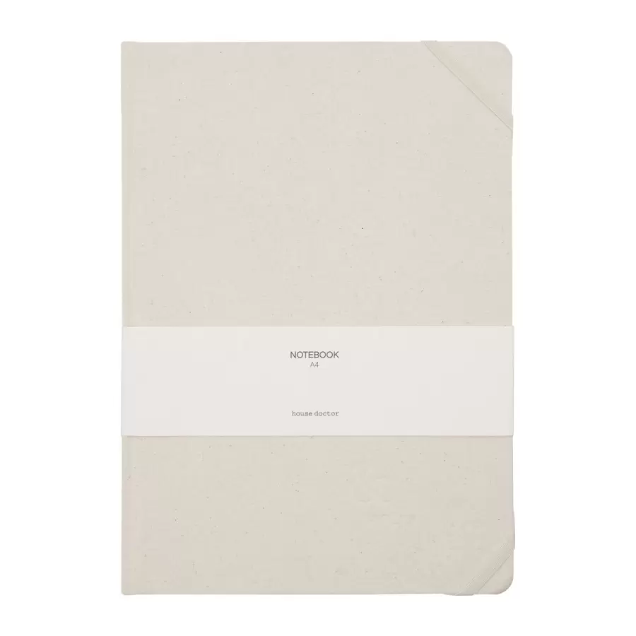 House Doctor - Notesbog Journal A4, Beige