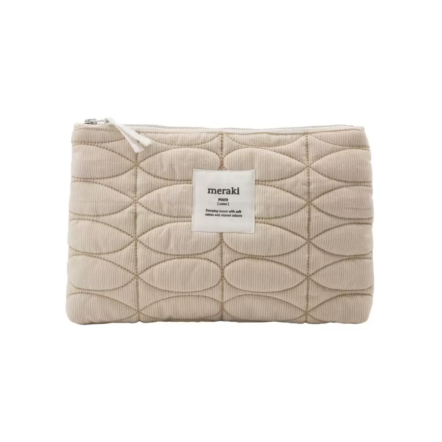 meraki - Toilettaske Mentha 20*30, Offwhite/Safari