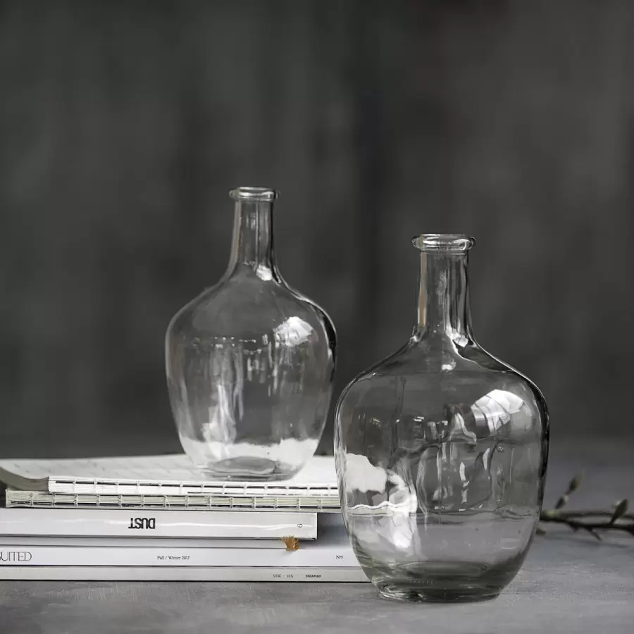 House Doctor - Vase Glass, Klar Ø:14*25,5