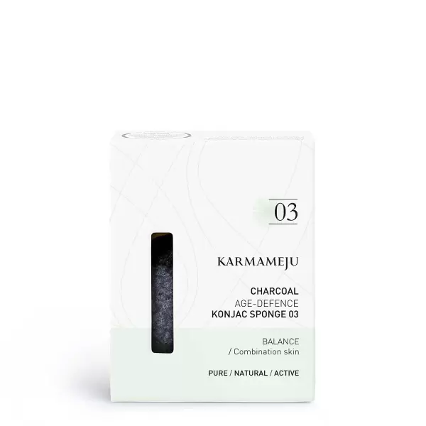 Karmameju - Konjac Sponge - 03 Charcoal