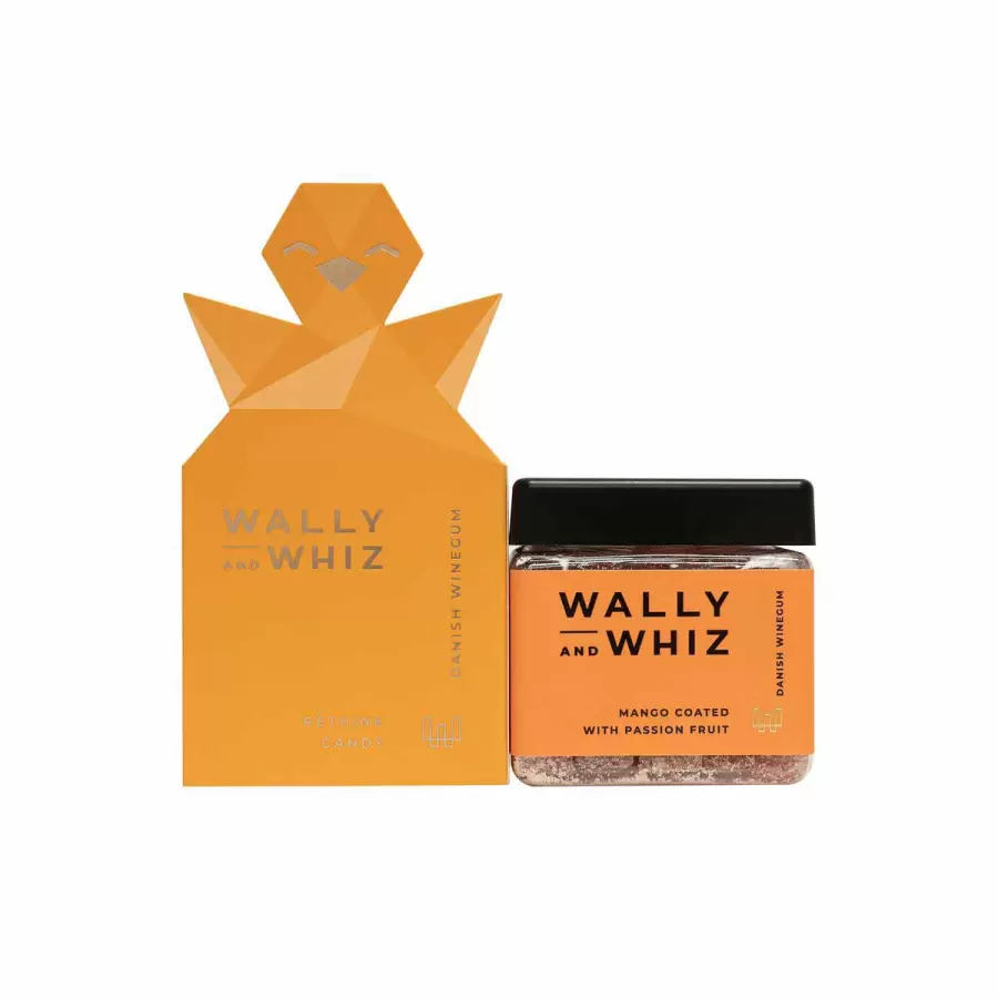 Wally and Whiz - Vingummi Påskekylling, Mango/Passionsfrugt