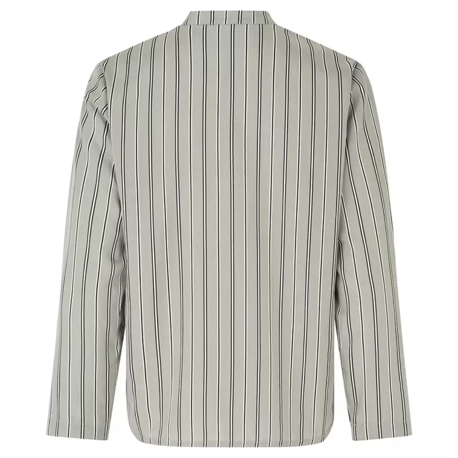 Lykkeland Atelier - Pyjamasskjorte Sleep, Dusty Mint Stripe