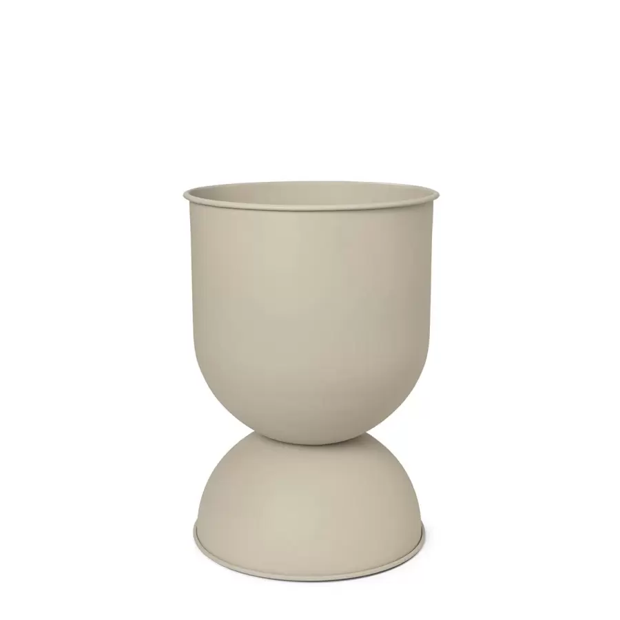 ferm LIVING - Ø: 40 x H: 59 cm. Hourglass Pot Cashmere, Medium  