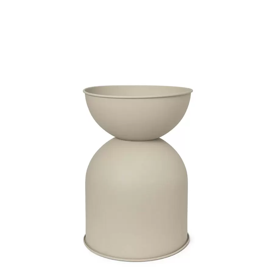 ferm LIVING - Hourglass Pot, Cashmere Ø:40*59