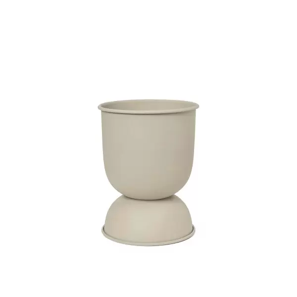 ferm LIVING - Ø: 21 x H: 30 cm. Hourglass Pot Cashmere, XS  