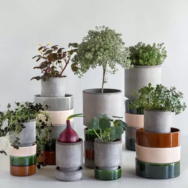 Bergs Potter - Sæt - The Hoff Pot 18, Grå - Hent selv
