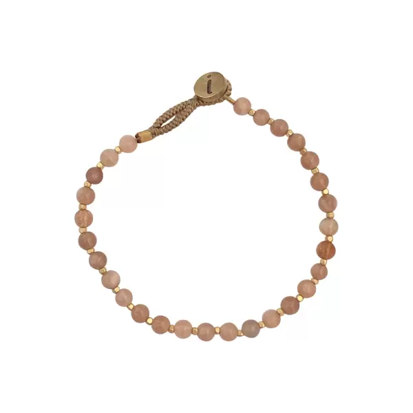 IBU Jewels - Armbånd Bo Round, Sunstone