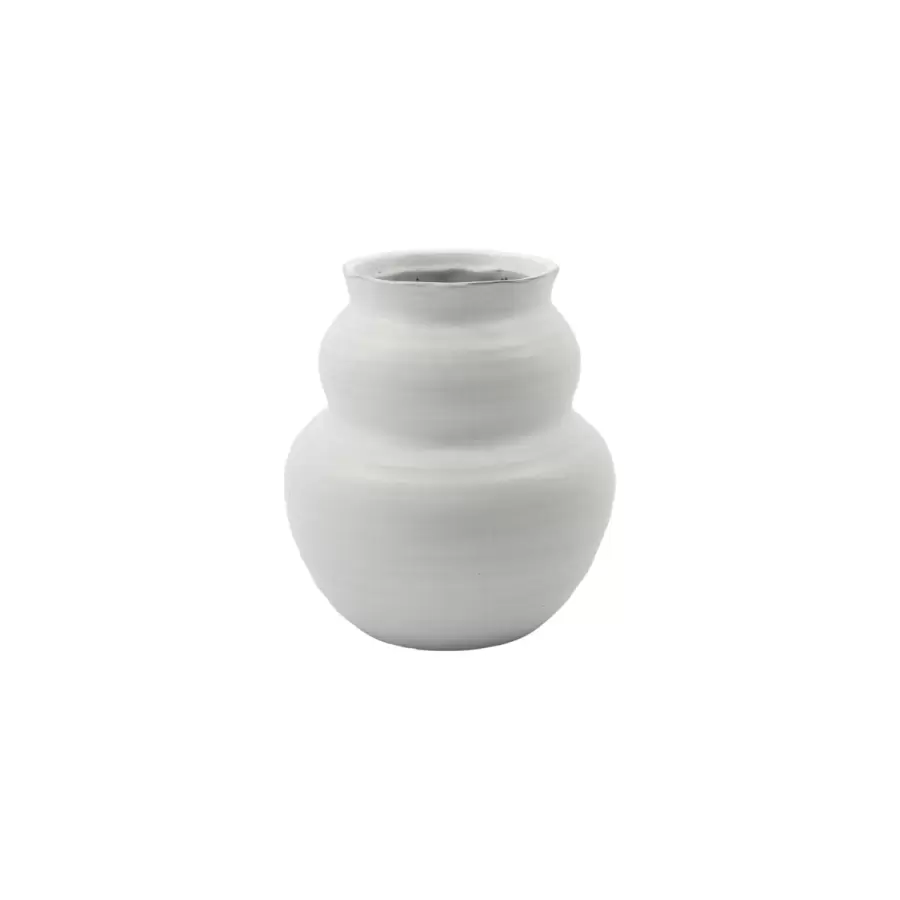 House Doctor - Vase Juno, Hvid Ø:17*19