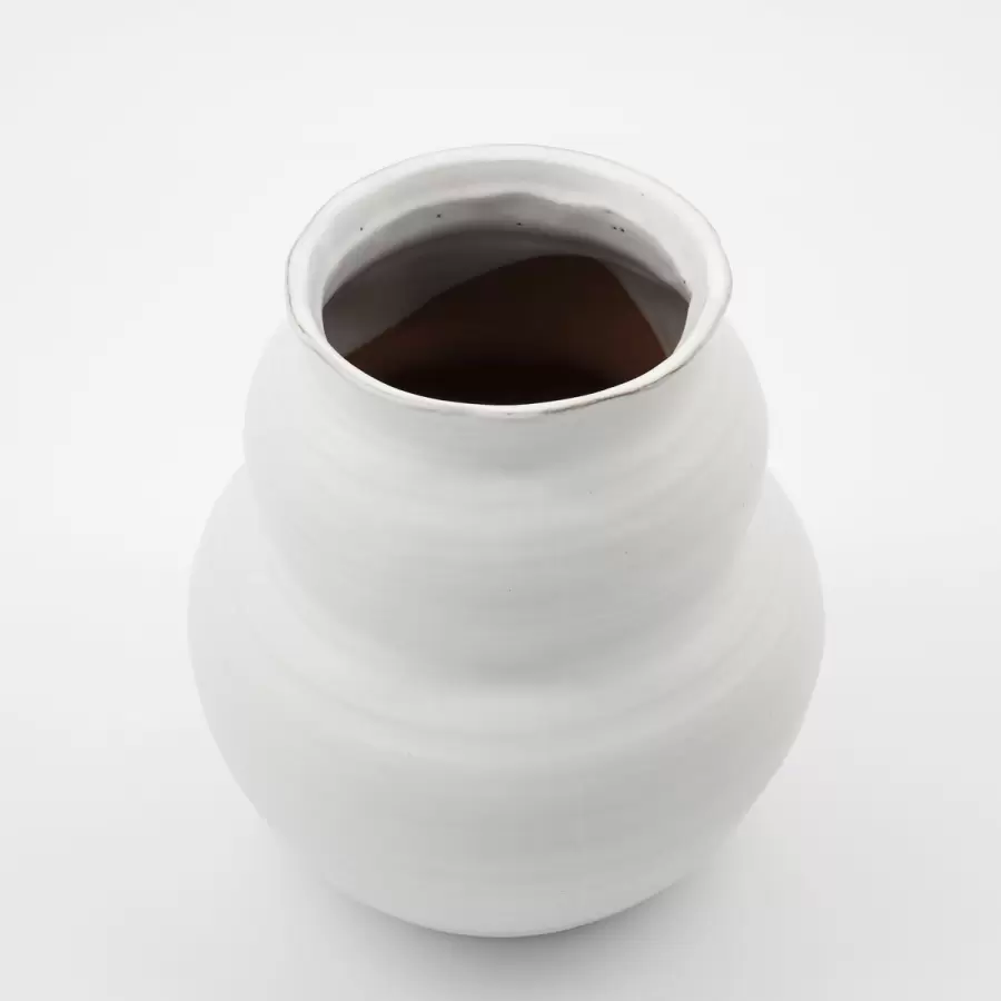 House Doctor - Vase Juno, Hvid Ø:17*19