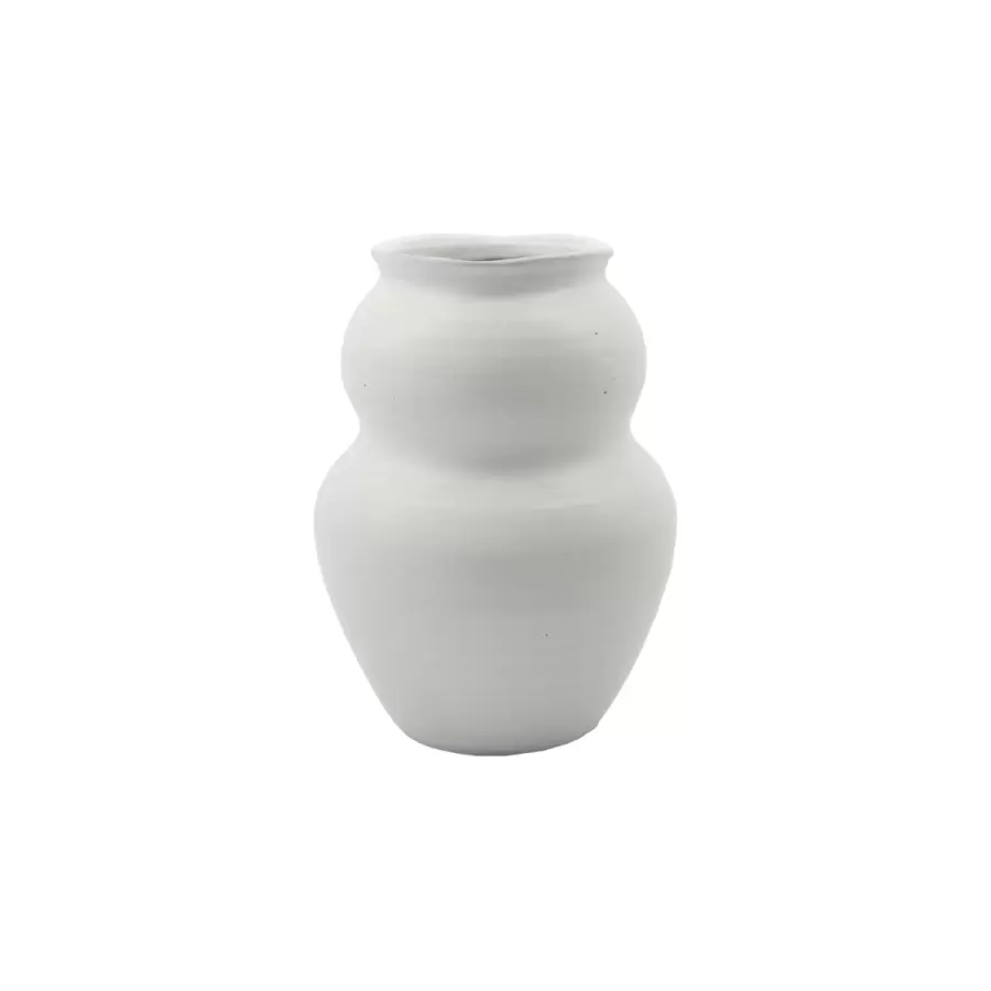 House Doctor - Vase Juno, Hvid Ø:17*22,5