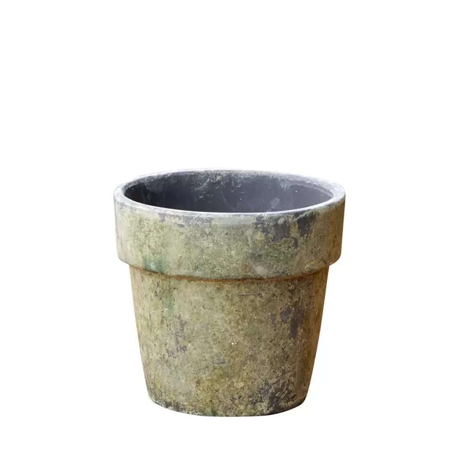 B Green - Krukke June, Sort patina Ø15