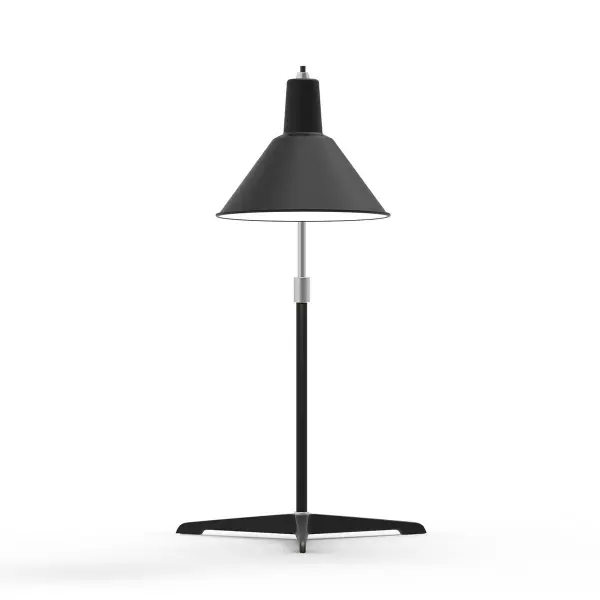 NUAD - Arcon Bordlampe, Sort/Krom