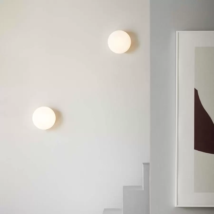 Gejst - Opal Væglampe, Hvid