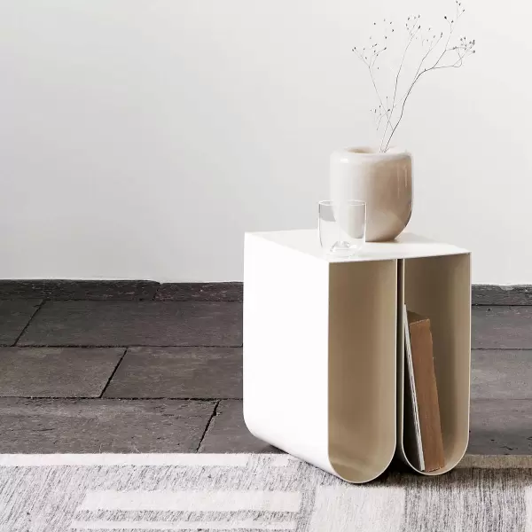 Kristina Dam - Vase Opal, Beige Ø14*16