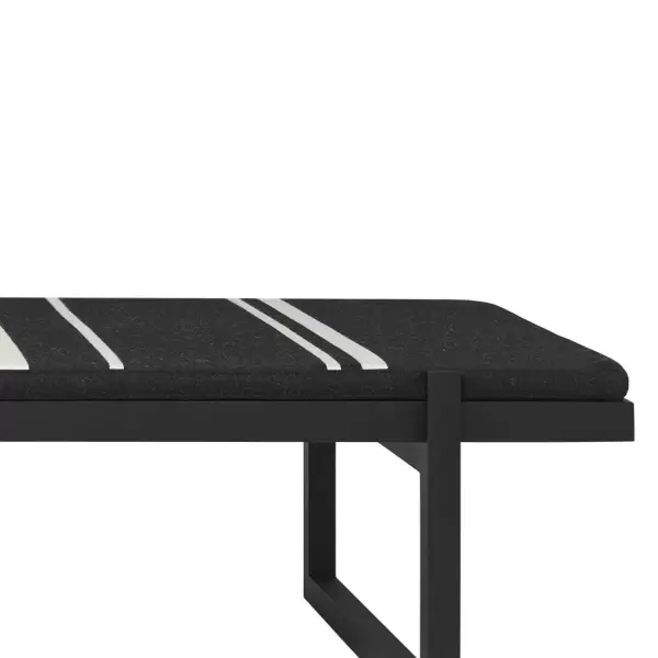 Kristina Dam - Hynde til Minimal Daybed, 80% uld, Sort - Hent selv