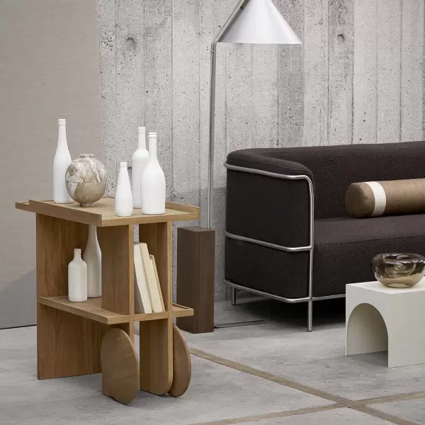 Kristina Dam - Axis Side Table, Olieret Eg - Hent selv