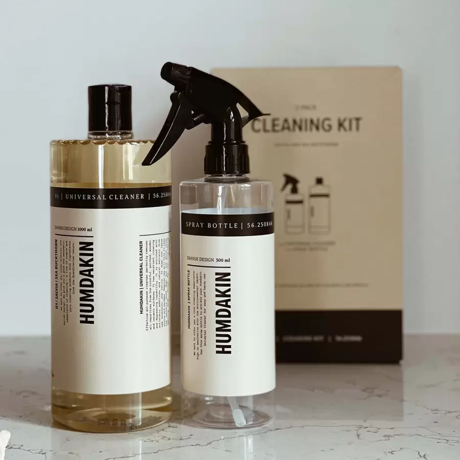 HUMDAKIN - Kit 2 dele - Rengøringsmiddel og rengøringsspray