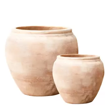 B Green - 2 krukker i sæt Eline, Anique Terracotta - Hent selv B Green - 2 krukker i sæt Eline, Anique Terracotta - Hent selv