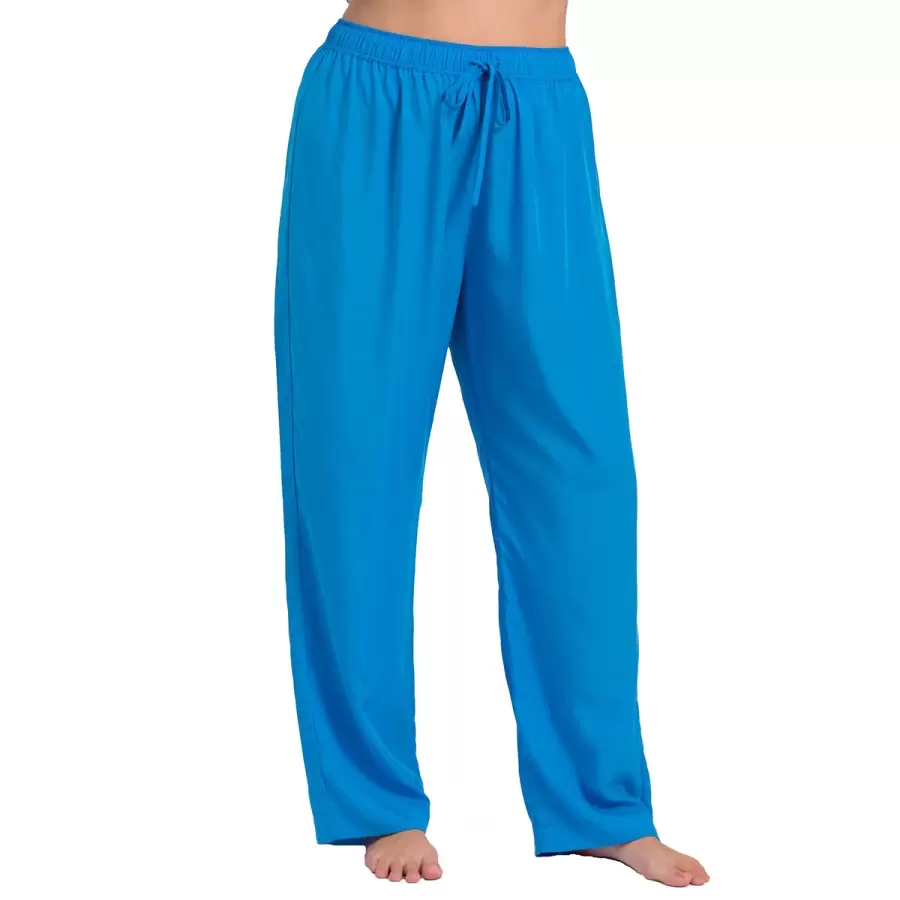 Lykkeland Atelier - Pyjamasbukser Snuggle, Bright Blue