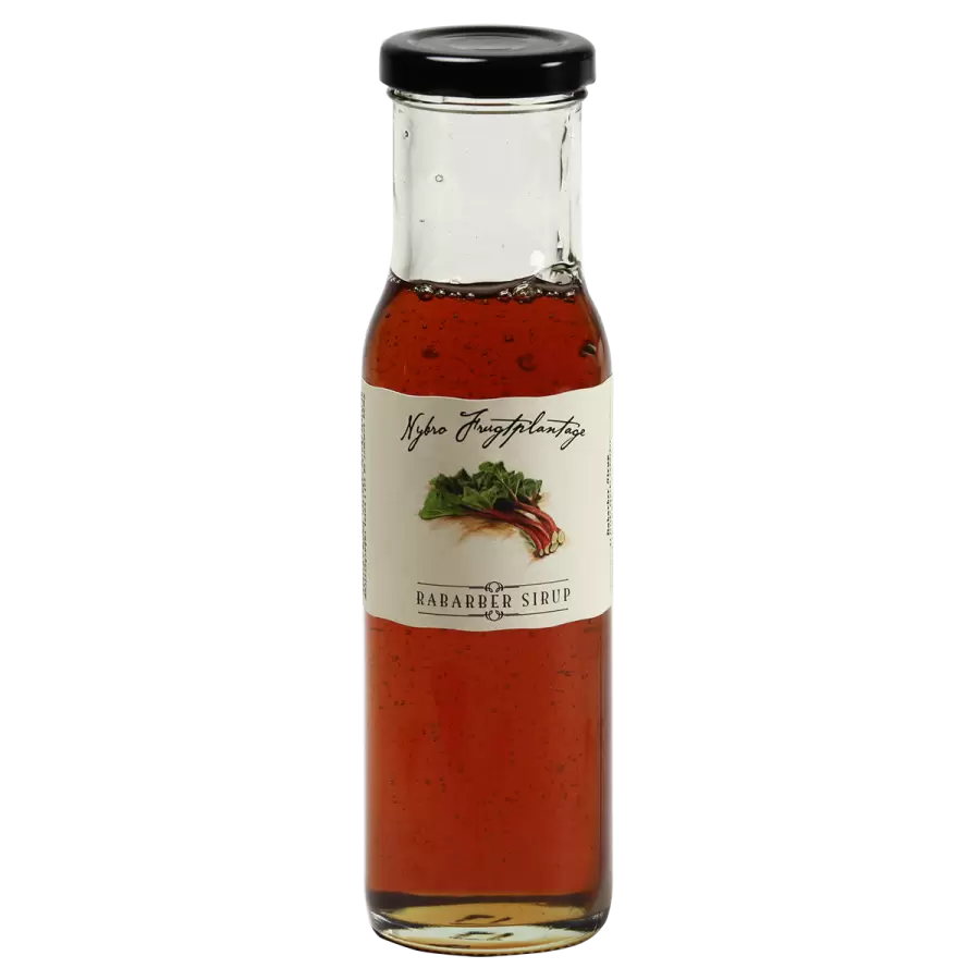 Nybro Frugtplantage - Rabarbersirup 250 ml.