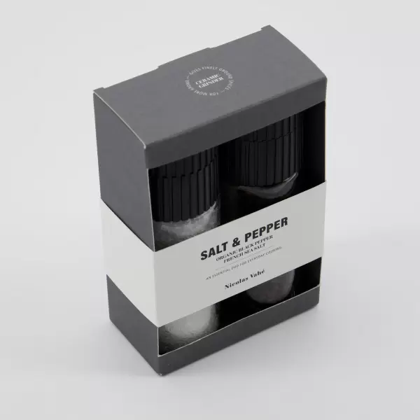 Nicolas Vahé - Gaveæske Salt og Øko Peber 60+120g.