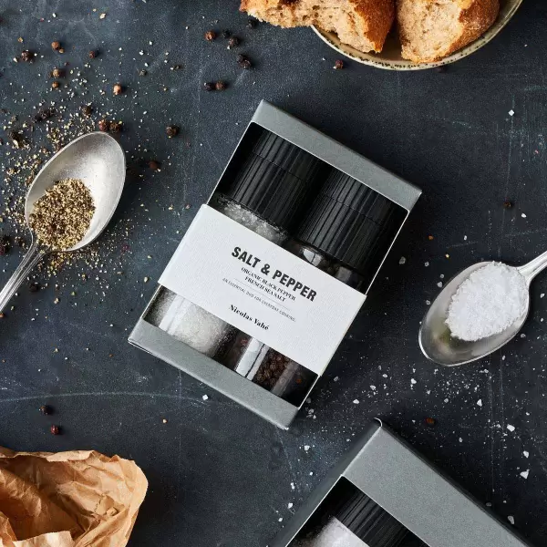 Nicolas Vahé - Gaveæske Salt og Øko Peber 60+120g.