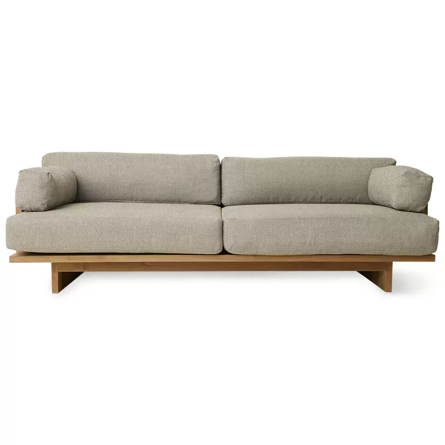 HK living - Outdoor Sofa Teak, Natur - Hent selv