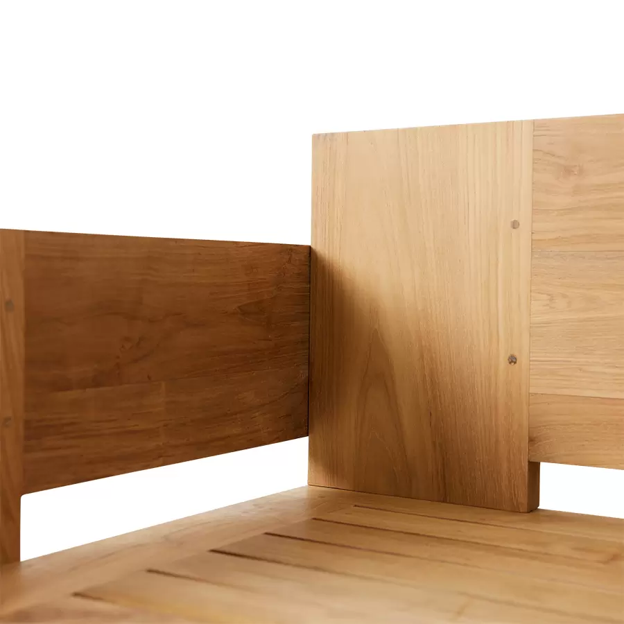 HK living - Outdoor Sofa Teak, Natur - Hent selv