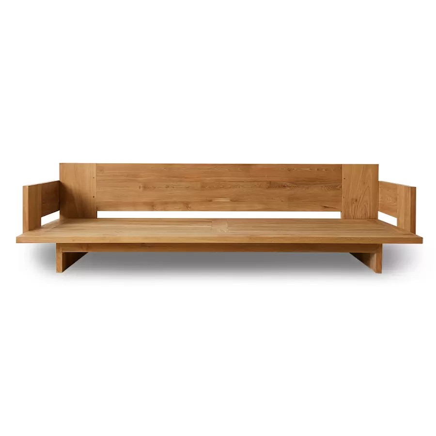 HK living - Outdoor Sofa Teak, Natur - Hent selv