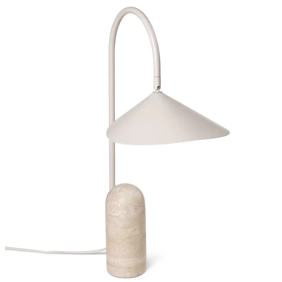 ferm LIVING - Bordlampe Arum, Cashmere