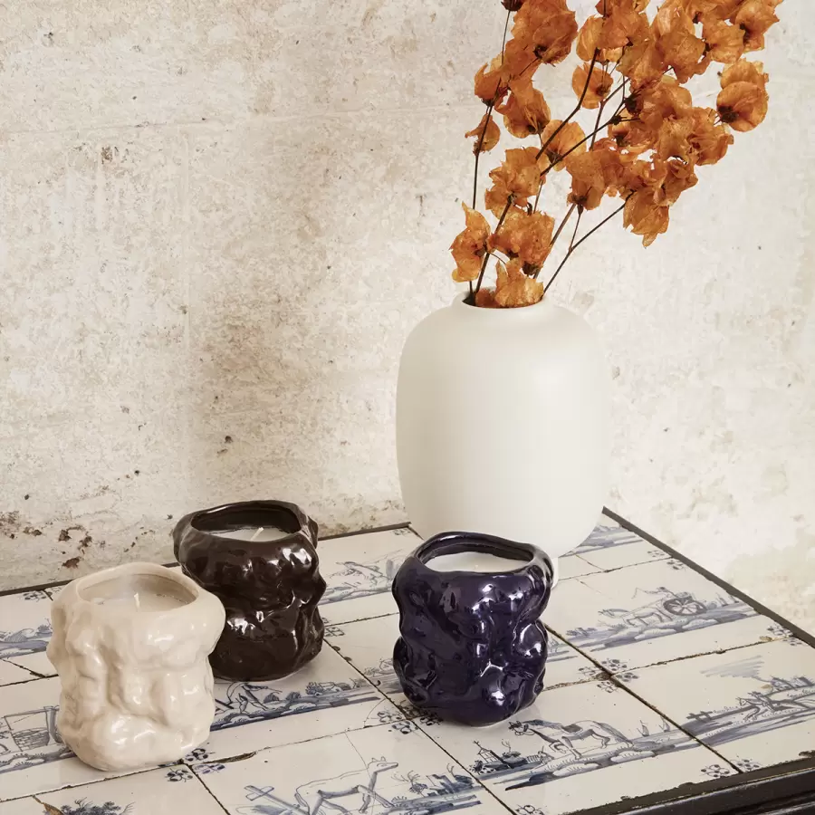 ferm LIVING - Duftlys Tuck Cashmere Kamille