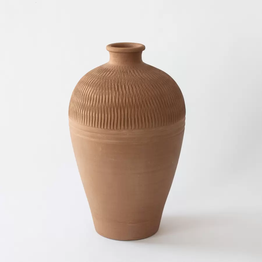 TELL ME MORE - Rustic Terracotta Urn, Large - Hent selv