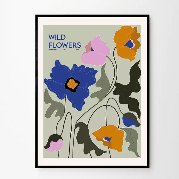 The Poster Club - Wild Flowers, Frankie Penwill 50x70