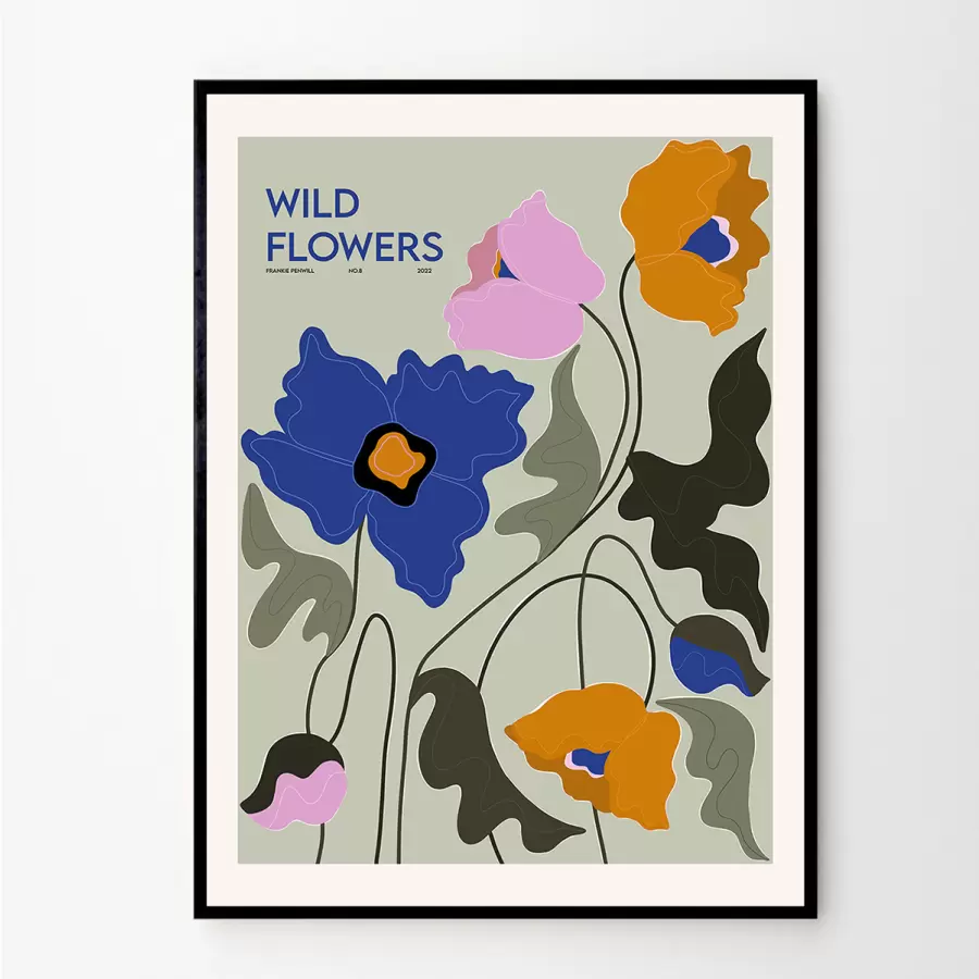 The Poster Club - Wild Flowers, Frankie Penwill 50x70